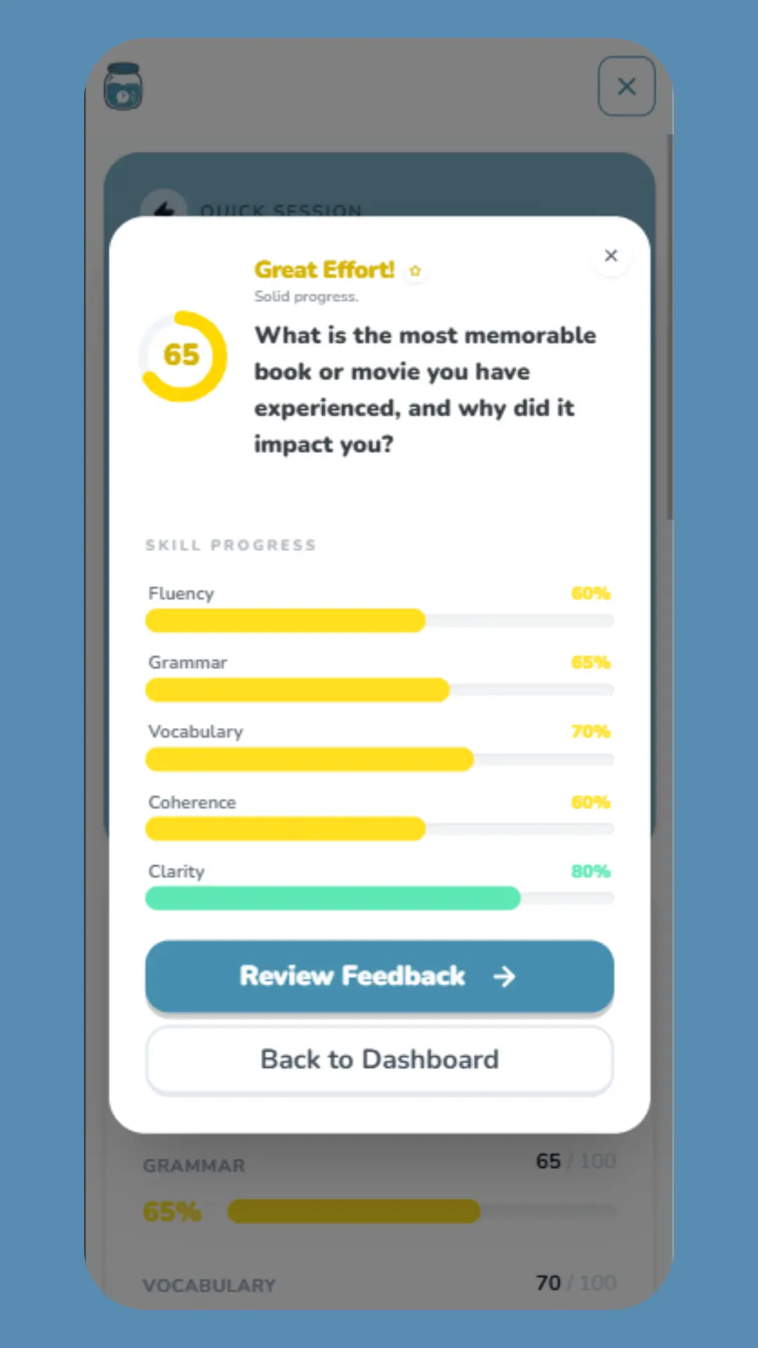 Instant AI Speech Coaching